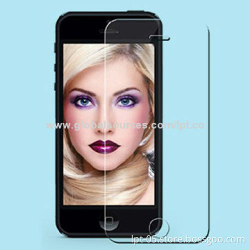 0.2mm Slim Thickness Tempered Glass Screen Protector for iPhone 5, Scratch-resistant and Durable
